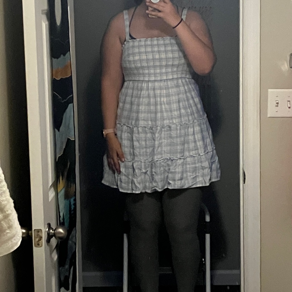 Hollister Light Blue Mini Dress - Picture 10 of 12